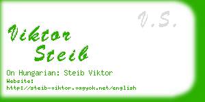 viktor steib business card